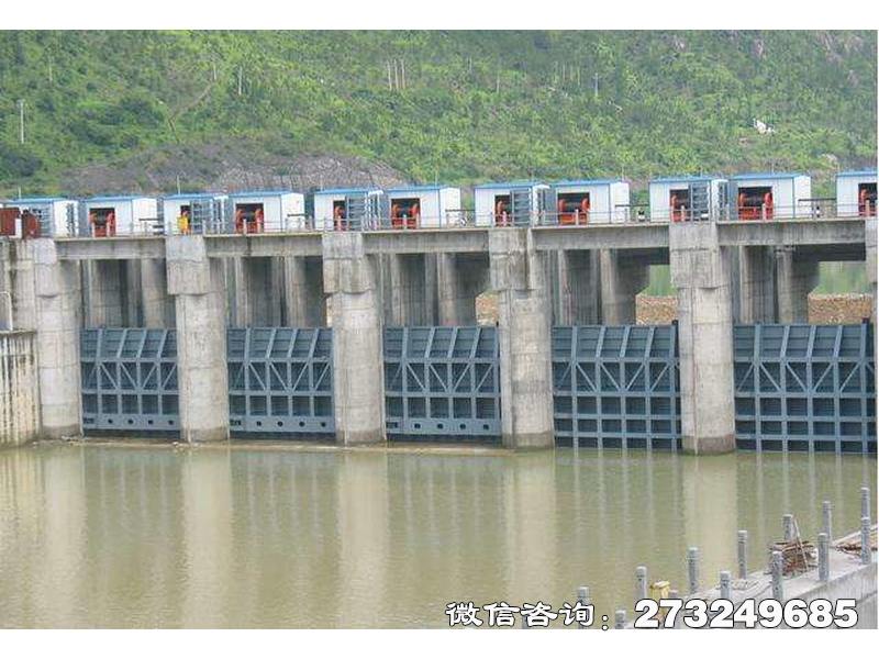 临川拦水大坝闸门